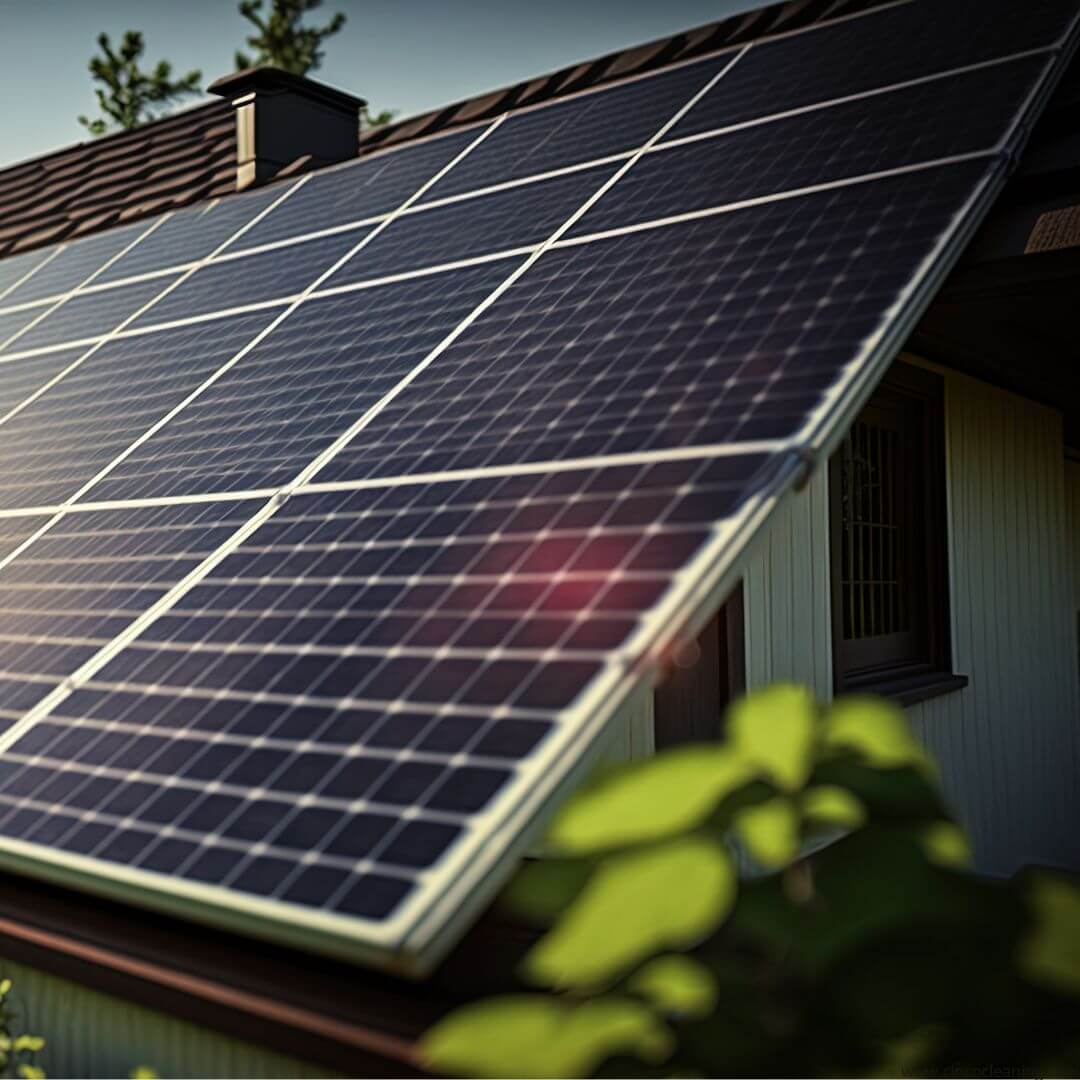 Specialist reinigt zonnepanelen met osmosewater