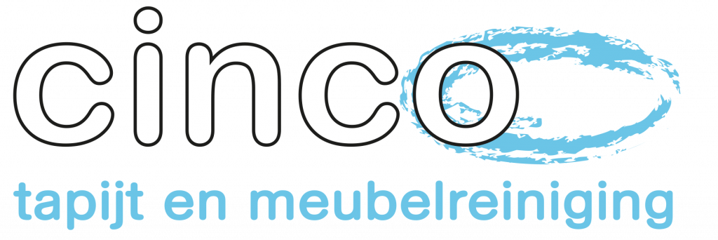 Lichtblauwe met witte logo van Cinco Cleaning
